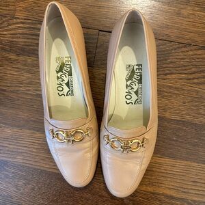 Salvatore Ferragamo Women's Tan Loafers
